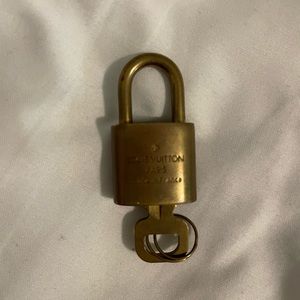 Vintage Louis Vuitton lock and key